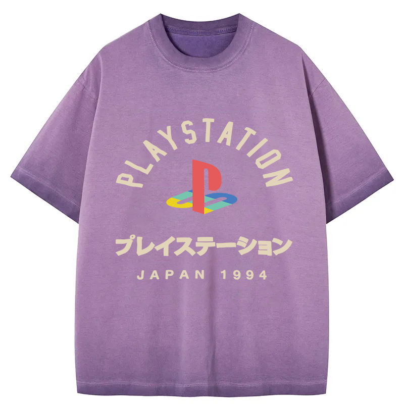 PlayStation Japan Gradient Washed T-Shirt
