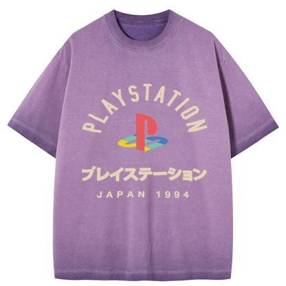 PlayStation Japan Gradient Washed T-Shirt