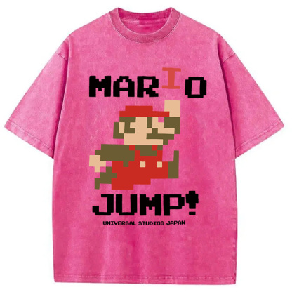 Nintendo Mario Jump Washed T-Shirt