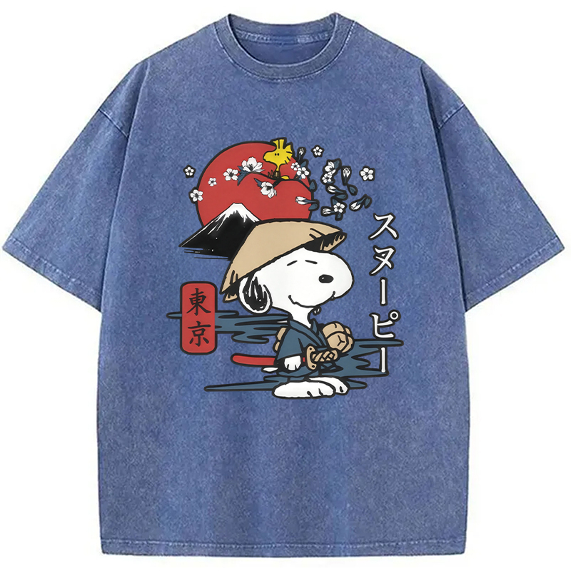 Peanuts Japanese Washed T-Shirt