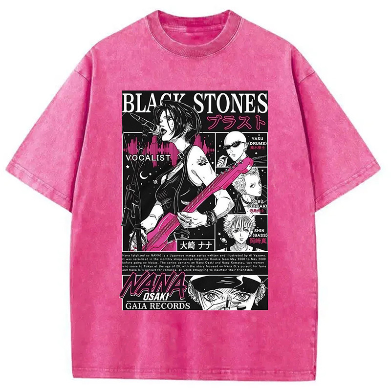 Black Stone Washed T-Shirt