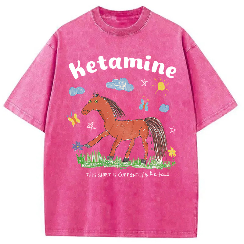 I Do Ketamine Washed T-Shirt