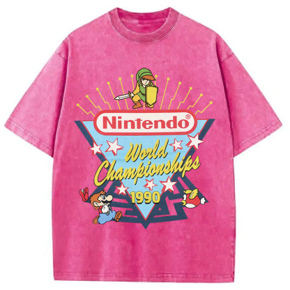 90s Nintendo World Championship Washed T-Shirt