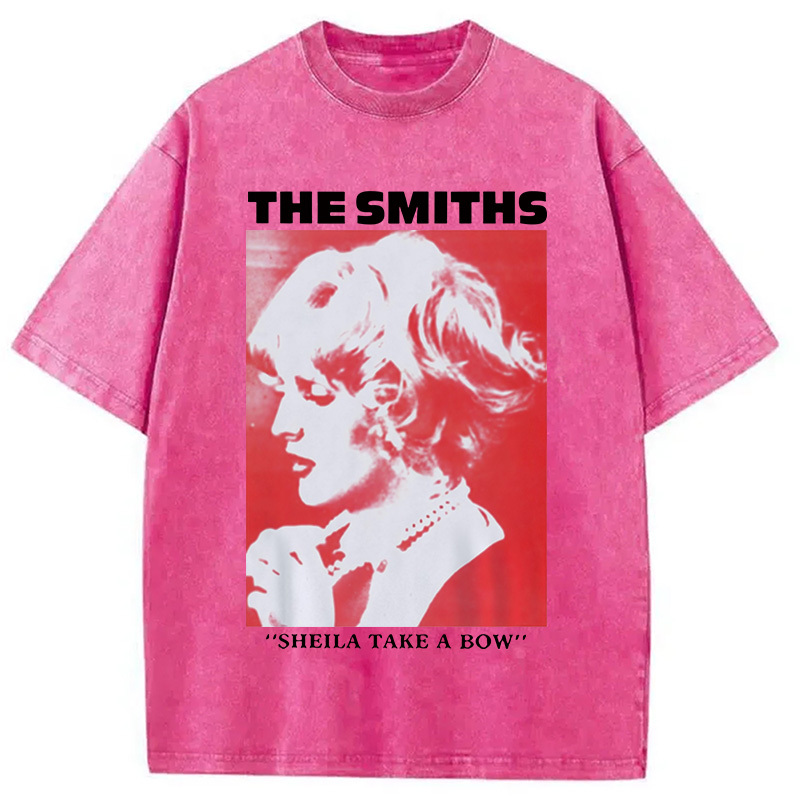 The Smiths Sheila Take A Bow Meme Washed T-Shirt