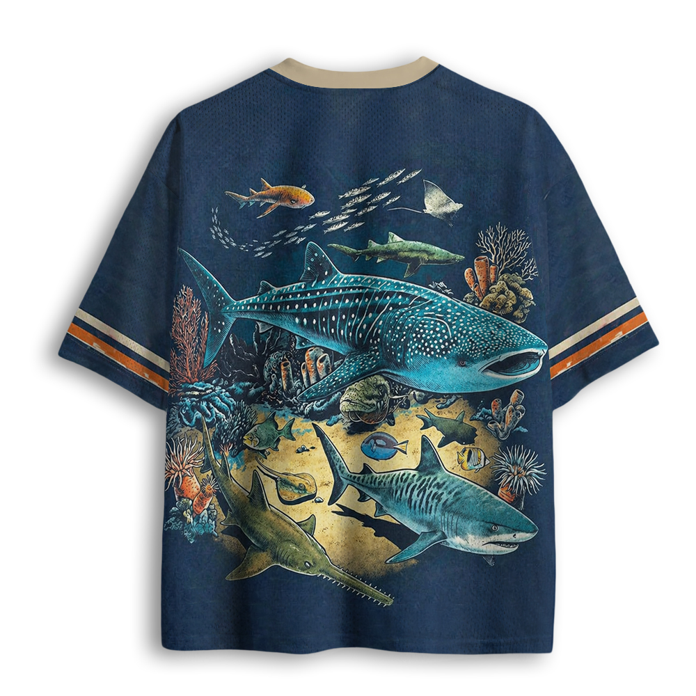 Baddiecat 90s Sea Animals Mesh Jersey