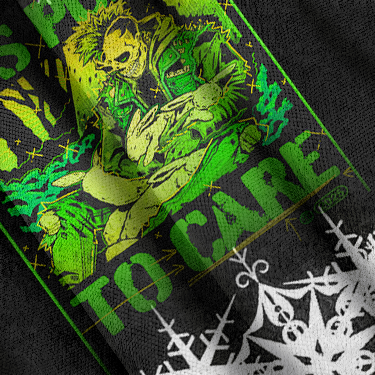 Baddieca It's Punk to Care Christmas Ugly Sweatshirt