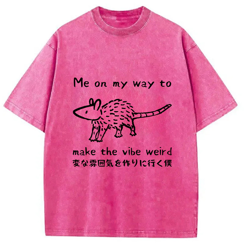Making The Vibe Weird Washed T-Shirt