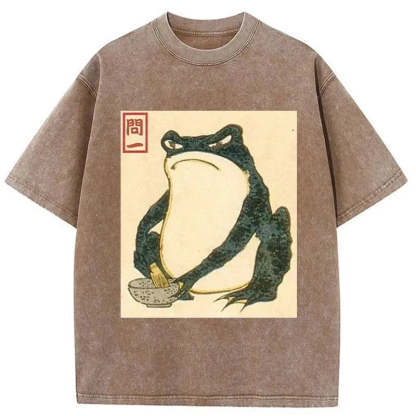 Matsumoto Hoji Japanese Frog Washed T-Shirt
