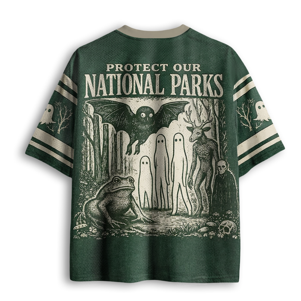 Baddiecat Folk Horror Mesh Jersey