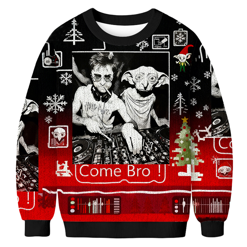 Tokyoviva COME BRO Christmas Ugly Sweatshirt