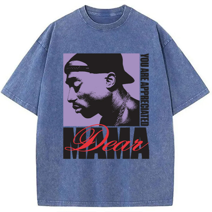 Tupac Dear Mama Appreciated Washed T-Shirt