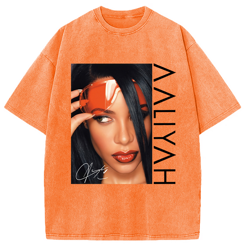 Aaliyah Vintage Washed T-Shirt