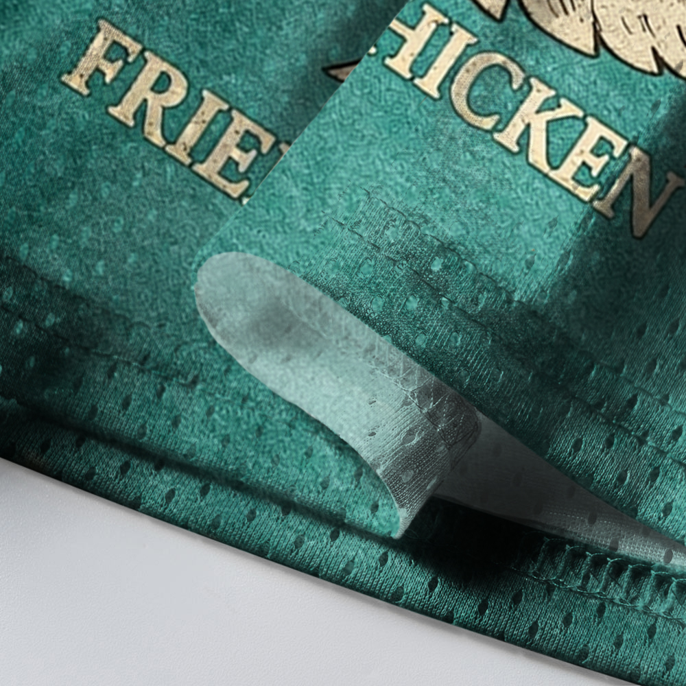 Baddiecat Funny Fried Chicken Mesh Jersey