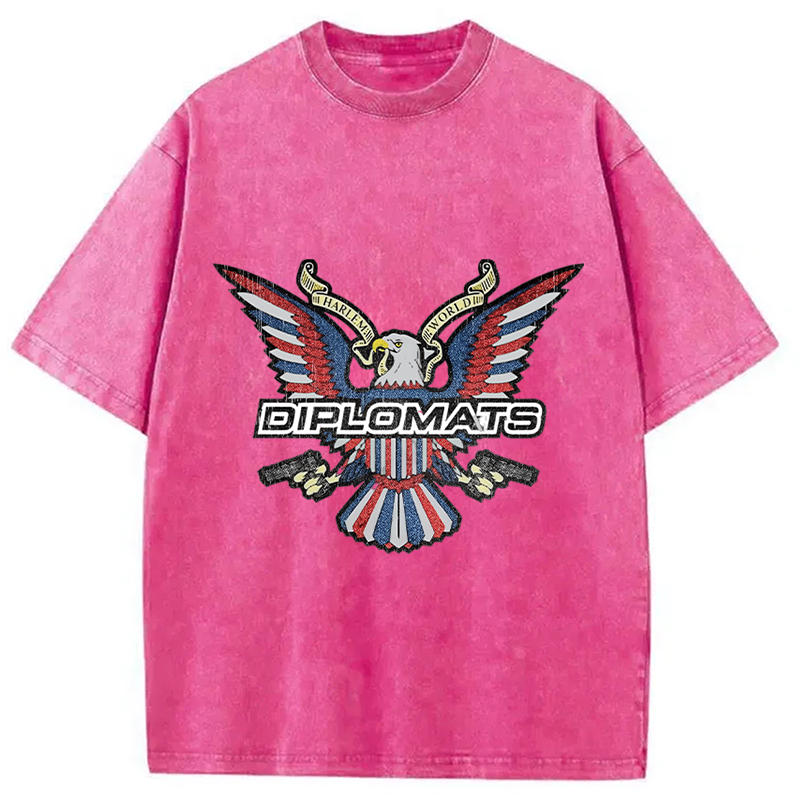 Retro Dipset Diplomats Logo Washed T-Shirt