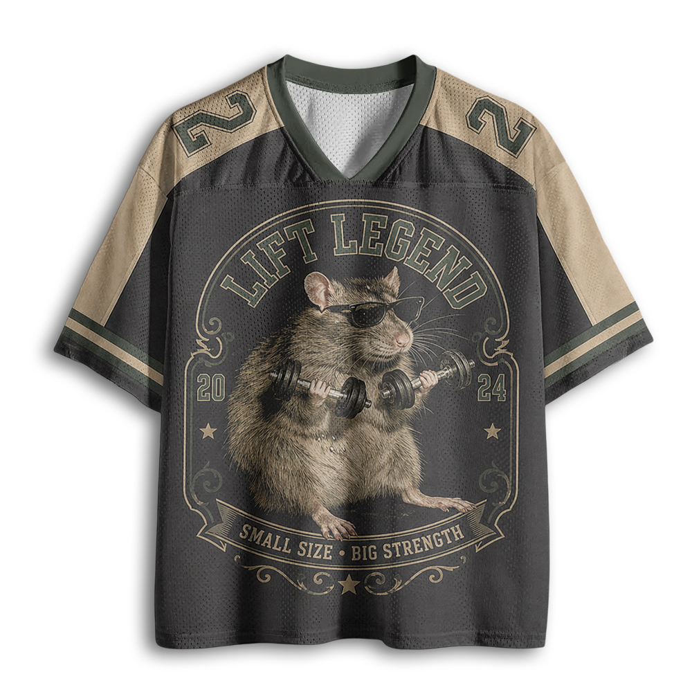 Baddiecat Gym Rat Mesh Jersey