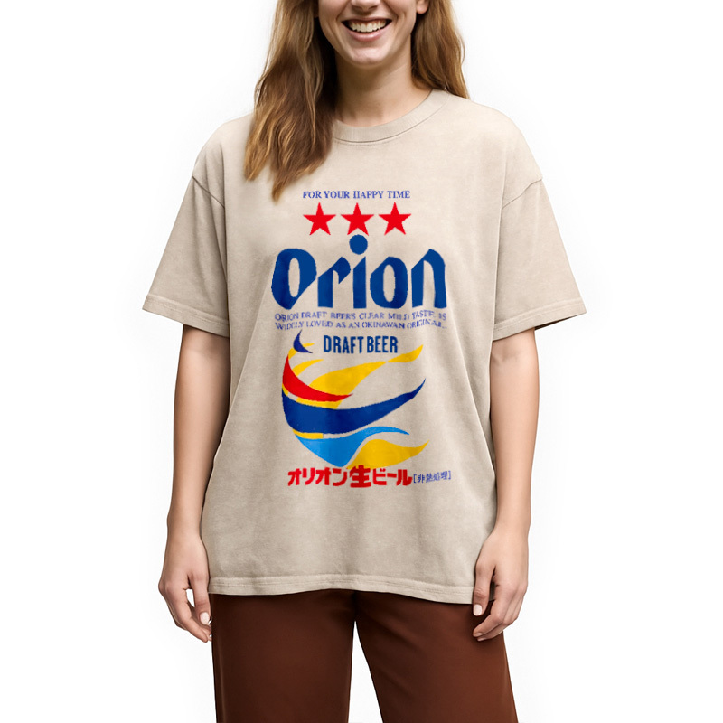 Orion Beer Vintage Japanese Washed T-Shirt