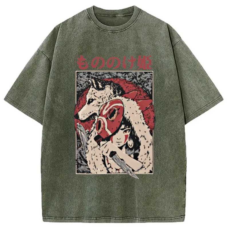 Princess Mononoke Washed T-Shirt