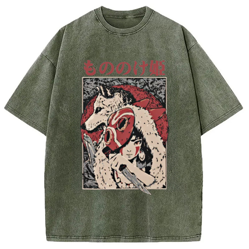 Princess Mononoke Washed T-Shirt