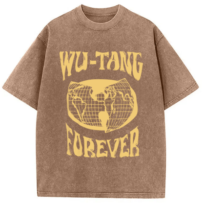 Wu-Tang Forever Hip-Hop Washed T-Shirt