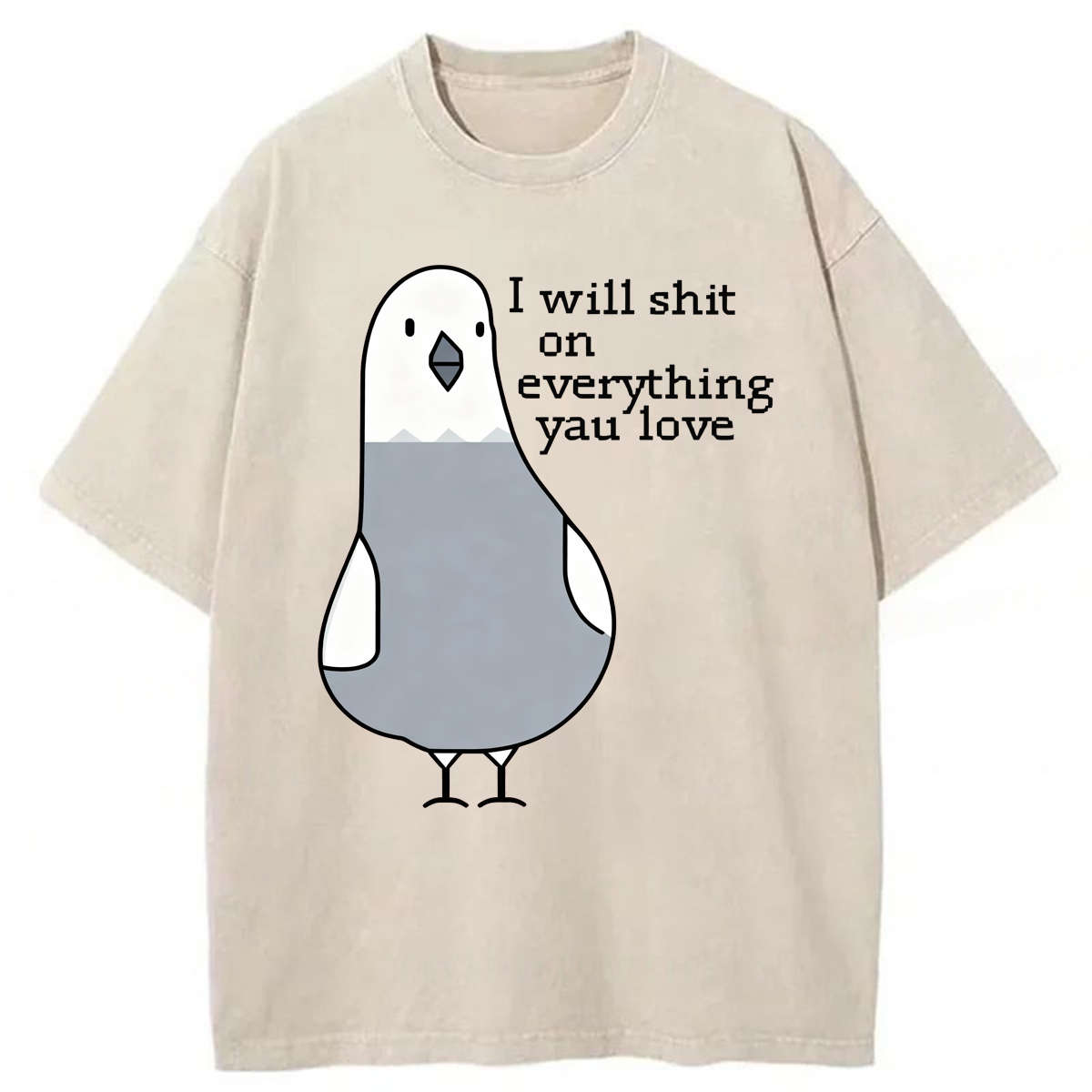 Tokyoviva I Will Shit On Everything You Love Washed T-shirt