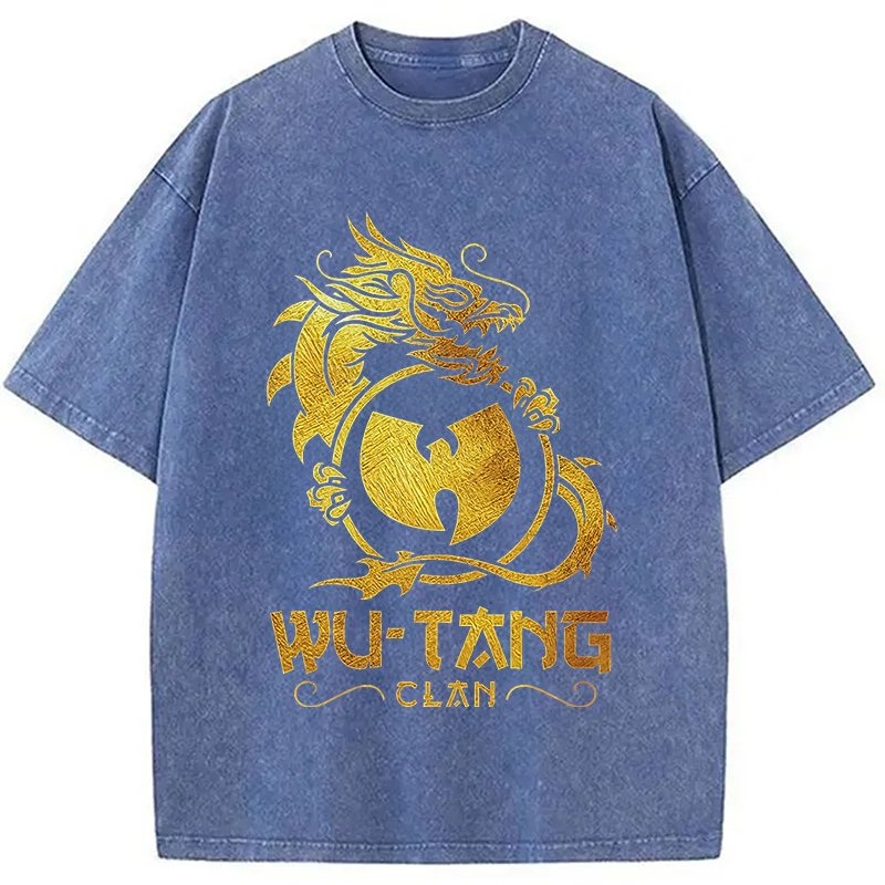 Wu Tang Clan Dragon Washed T-Shirt