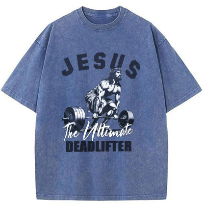 Tokyoviva The Ultimate Deadlifter Washed T-shirt
