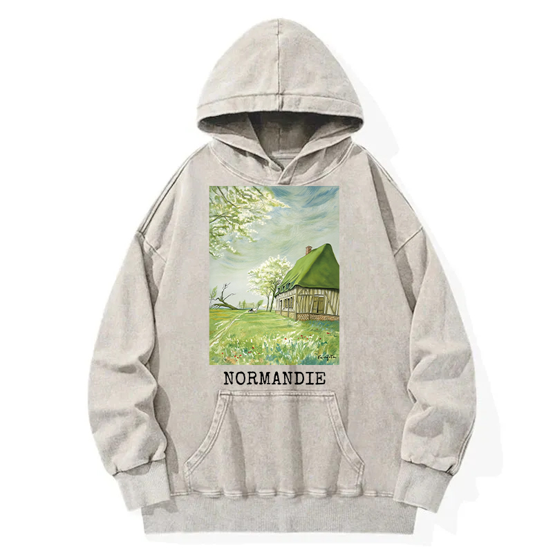 Normandie Travel Washed Hoodie