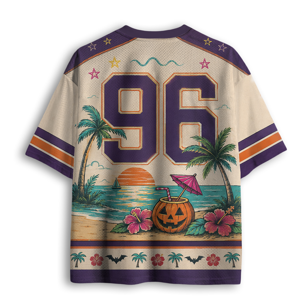 Baddiecat Summerween Ghost Mesh Jersey