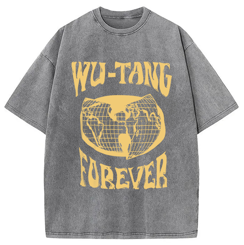 Wu-Tang Forever Hip-Hop Washed T-Shirt