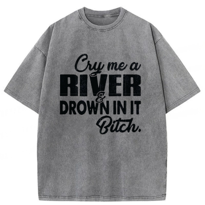 Tokyoviva Humorous Washed T-shirt