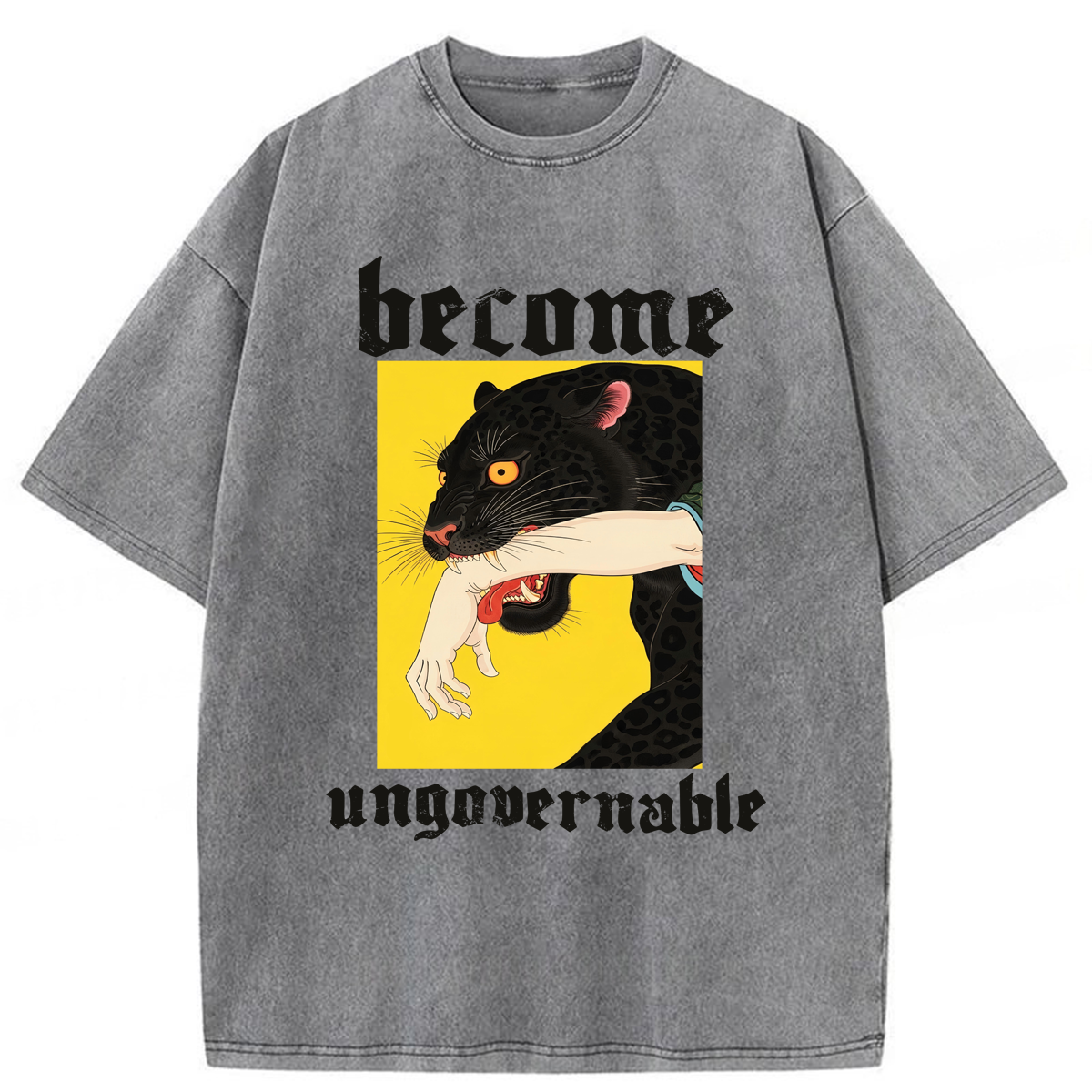 Tokyoviva Become Ungovernable Washed T-shirt