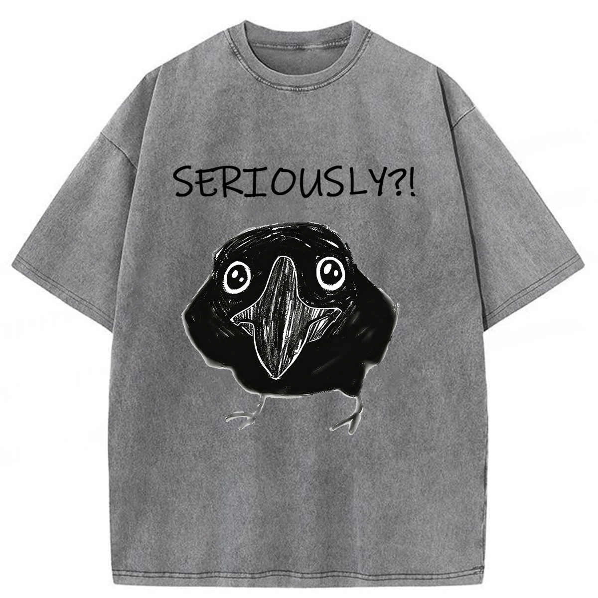 Tokyoviva Suspicious Crow Washed T-shirt
