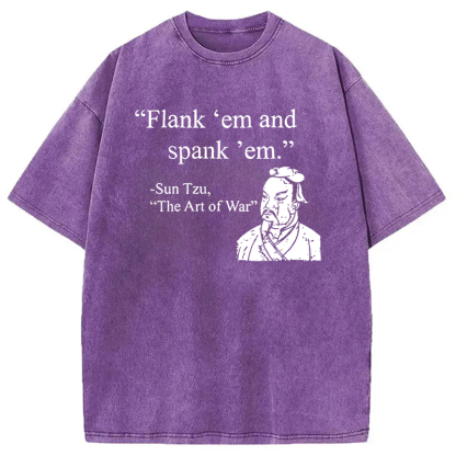 The Art Of War Funny Washed T-Shirt
