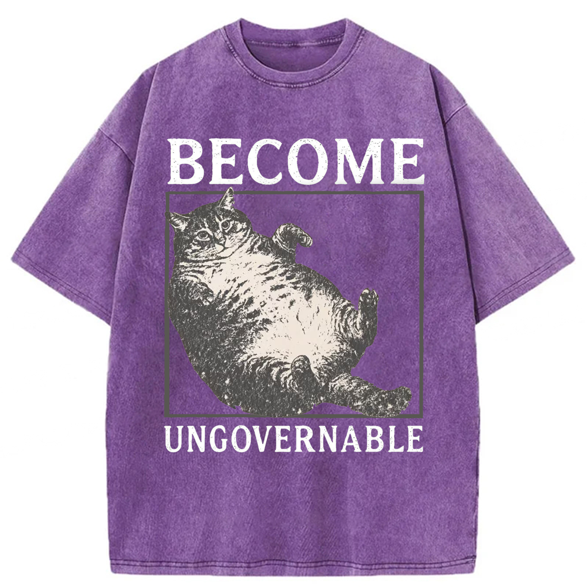Tokyoviva Fatties Become Ungovernable Washed T-shirt