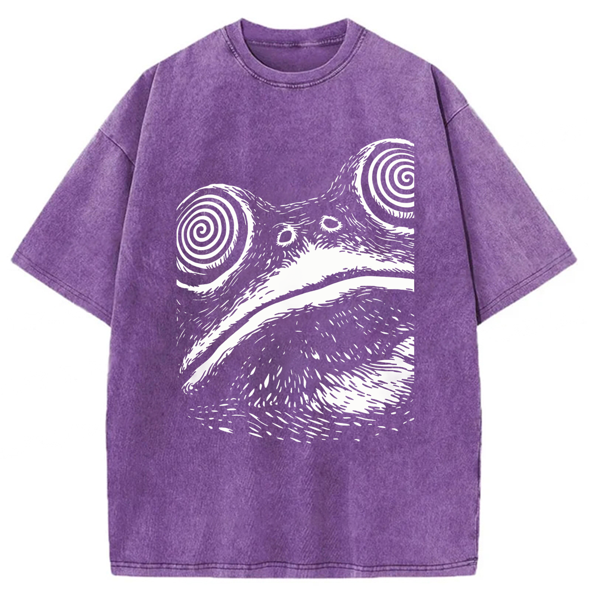Tokyoviva Funny Frog Meme Washed T-shirt