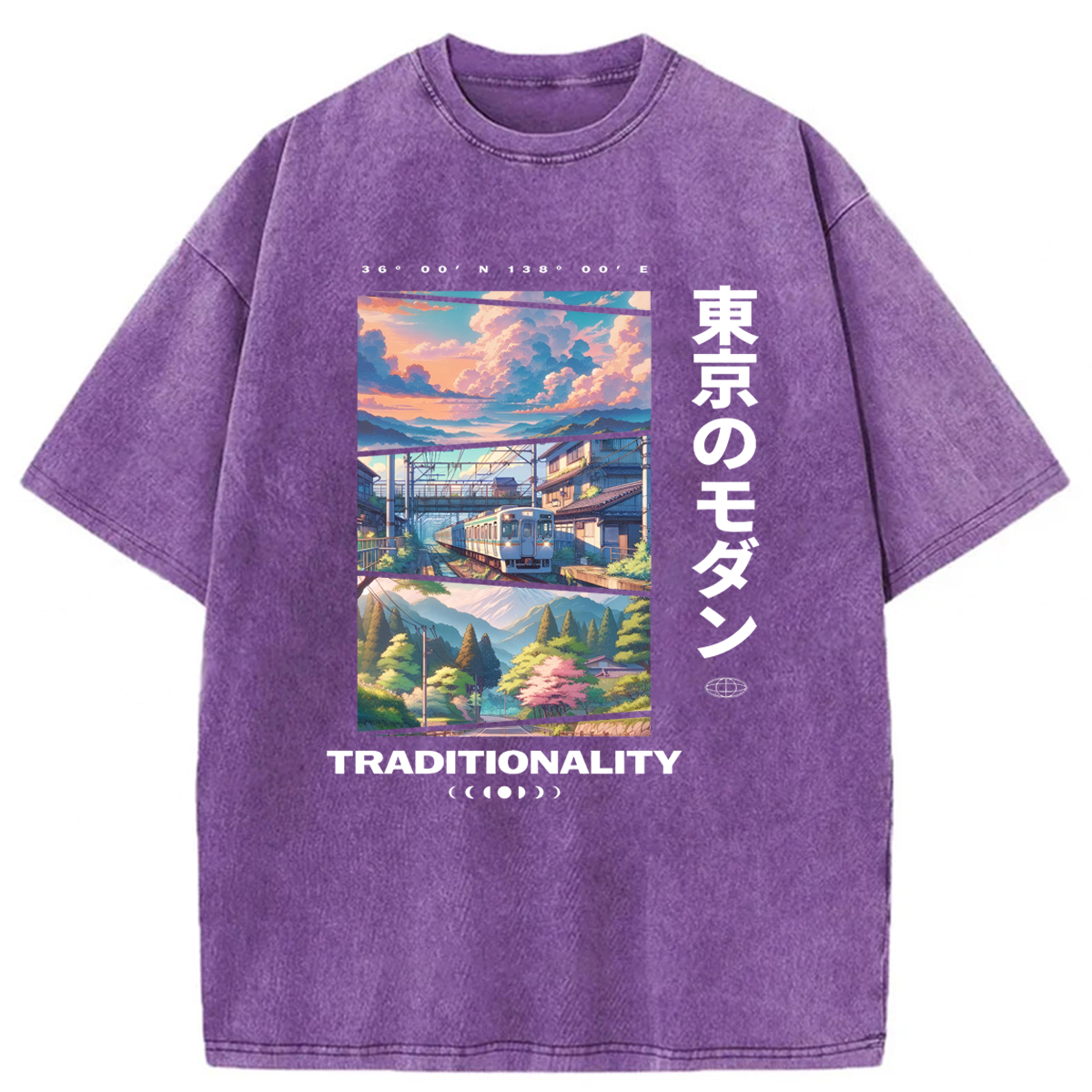 Tokyoviva Tokyo Modern In The Traditionality Washed T-shirt