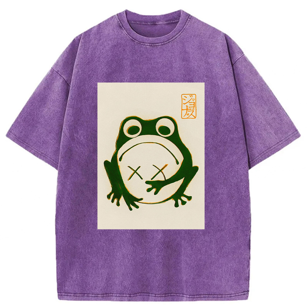 Tokyoviva Lost Japanese Frog Washed T-shirt