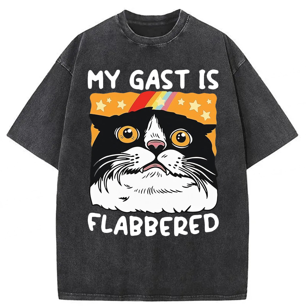 Tokyoviva My Gast Is Flabbered Washed T-shirt
