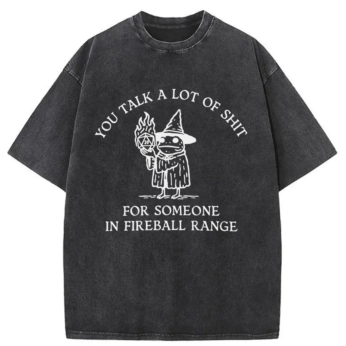 Tokyoviva Frog Wizard You Talk A Lot Of Shit Washed T-shirt