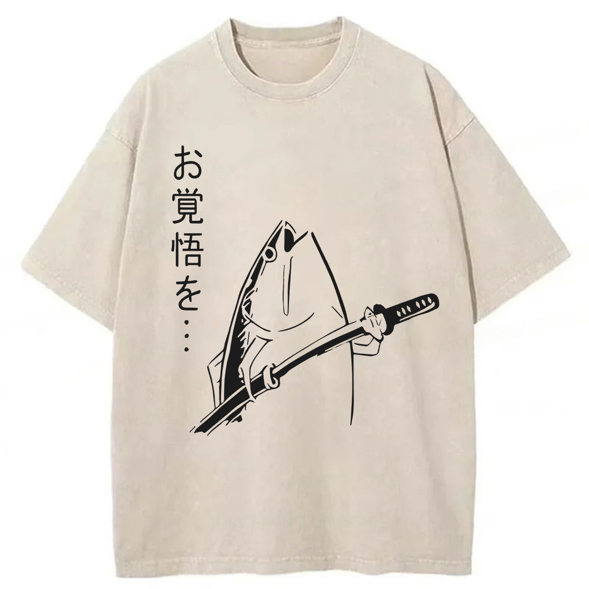 Tokyoviva The Fish With The Knife Washed T-shirt