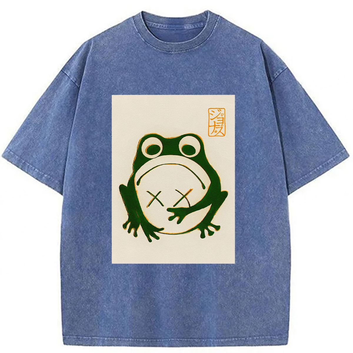 Tokyoviva Lost Japanese Frog Washed T-shirt