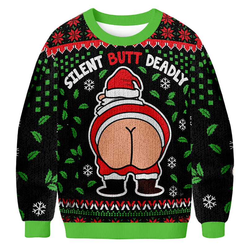 Baddieca Fun Christmas Ugly Sweatshirt