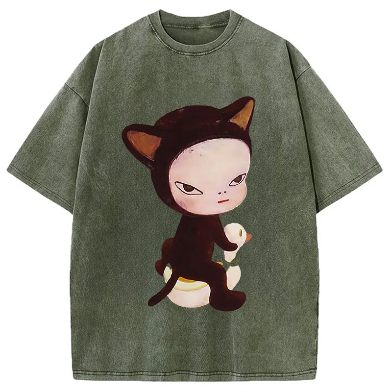 Yoshitomo Nara Washed T-Shirt