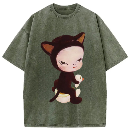 Yoshitomo Nara Washed T-Shirt