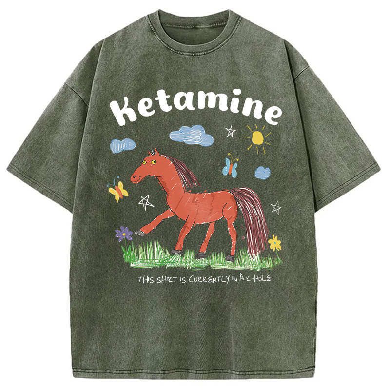 I Do Ketamine Washed T-Shirt