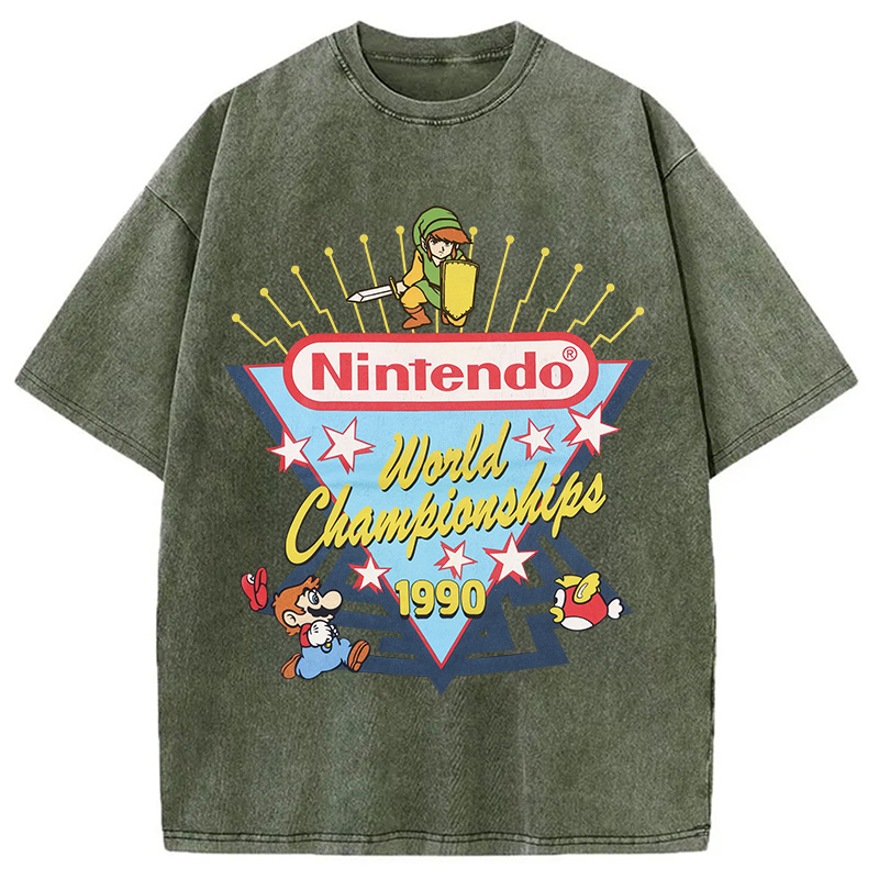 90s Nintendo World Championship Washed T-Shirt