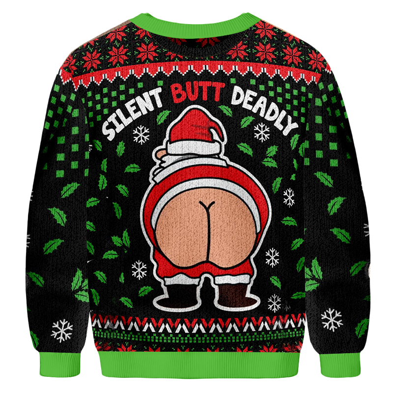 Baddieca Fun Christmas Ugly Sweatshirt