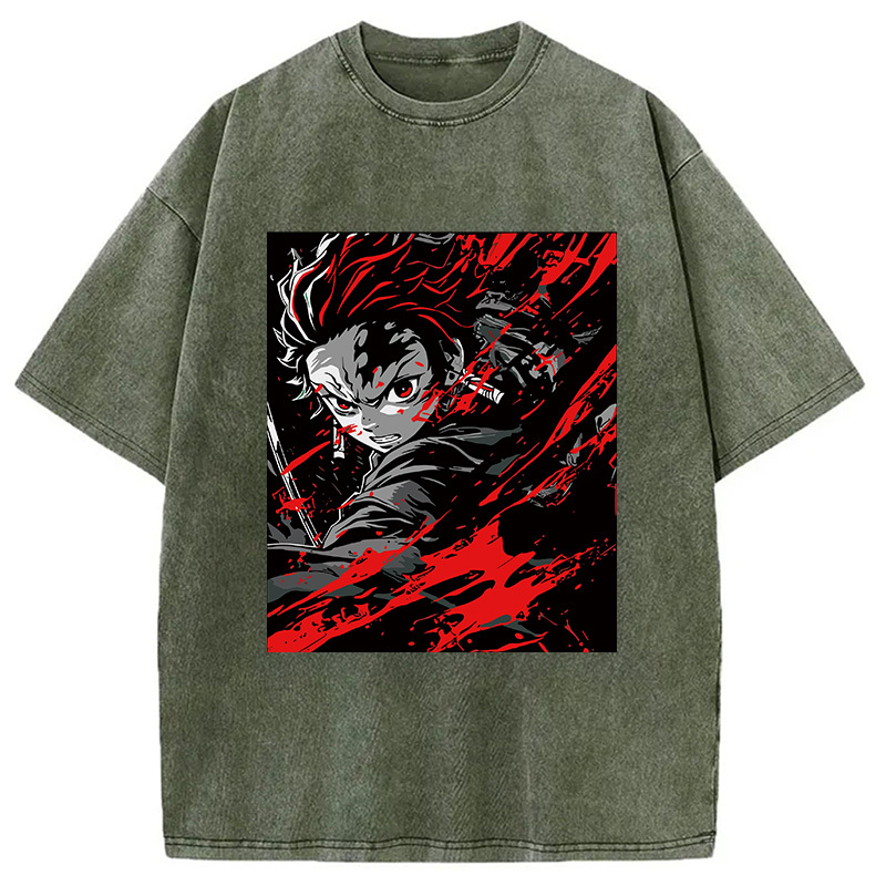 Demon Slayer Daring Duels Washed T-Shirt