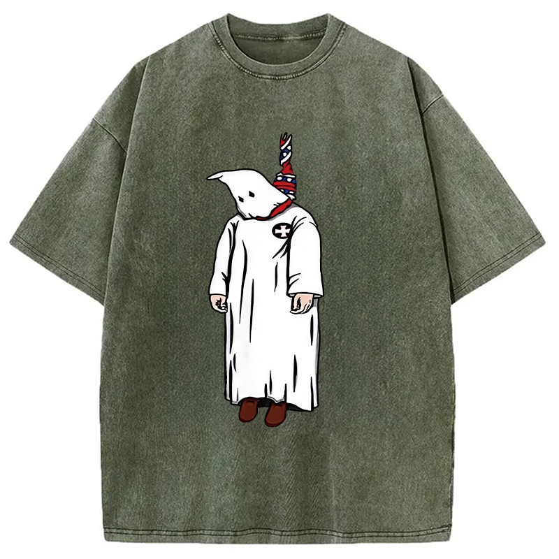 Kill The Klan Funny Washed T-Shirt