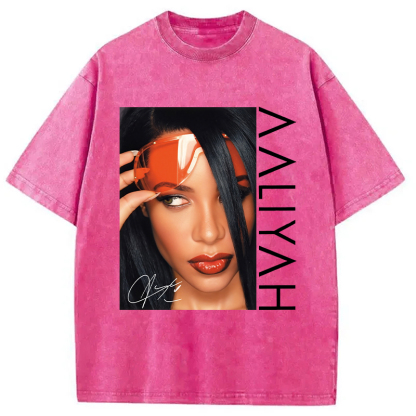 Aaliyah Vintage Washed T-Shirt